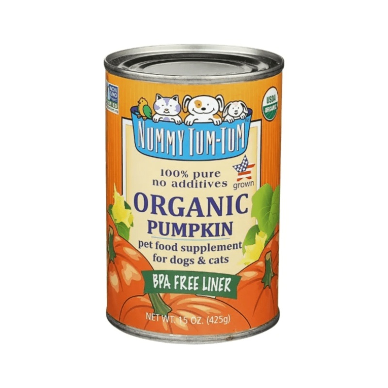 Nummy Tum-Tum Dog and Cat Supplement - Organic Puree Pumpkin Canned