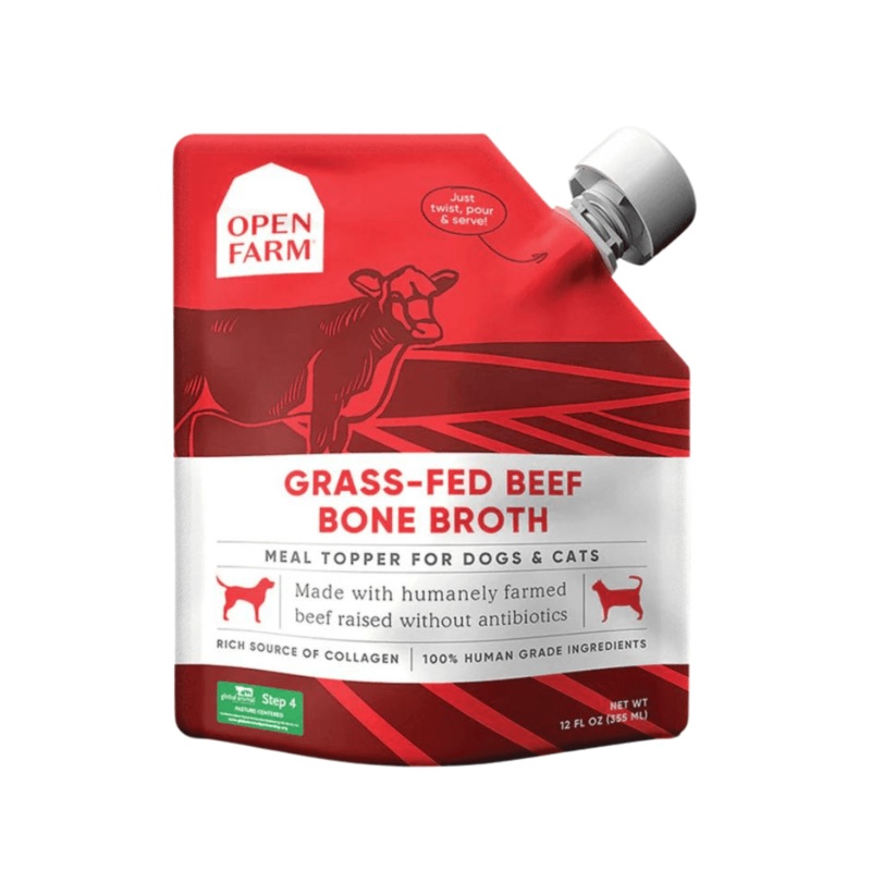 Open Farm Dog and Cat Topper - Grass-Fed Beef Bone Broth