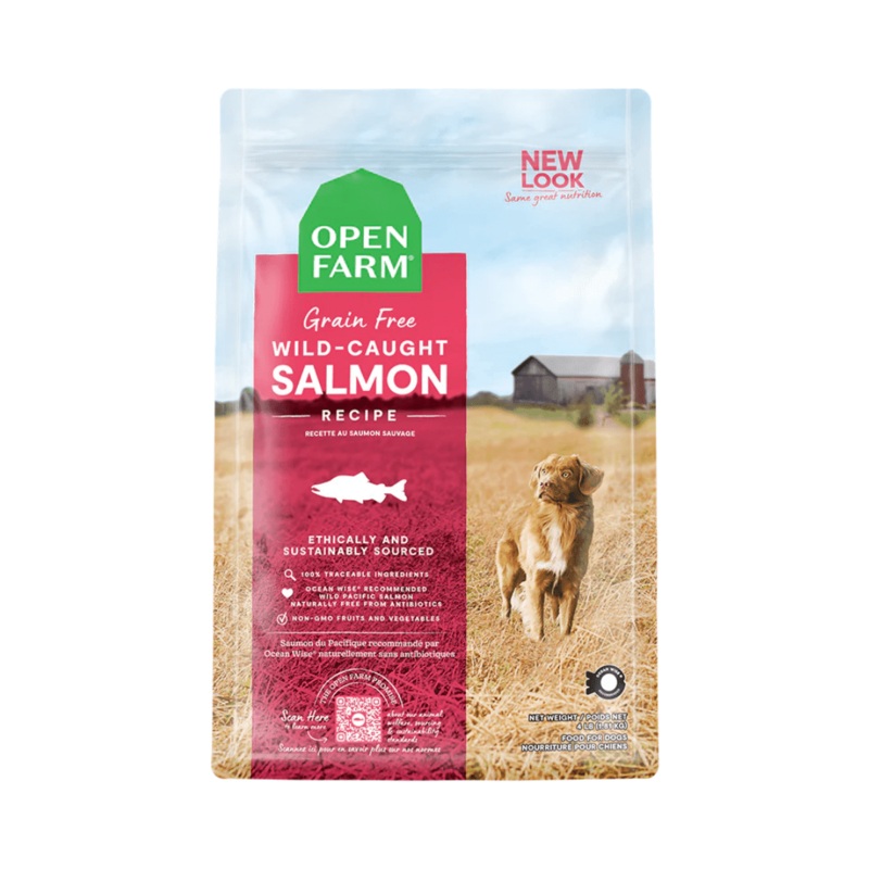 Open Farm Dry Dog Food - Grain-Free Wild-Caught Salmon