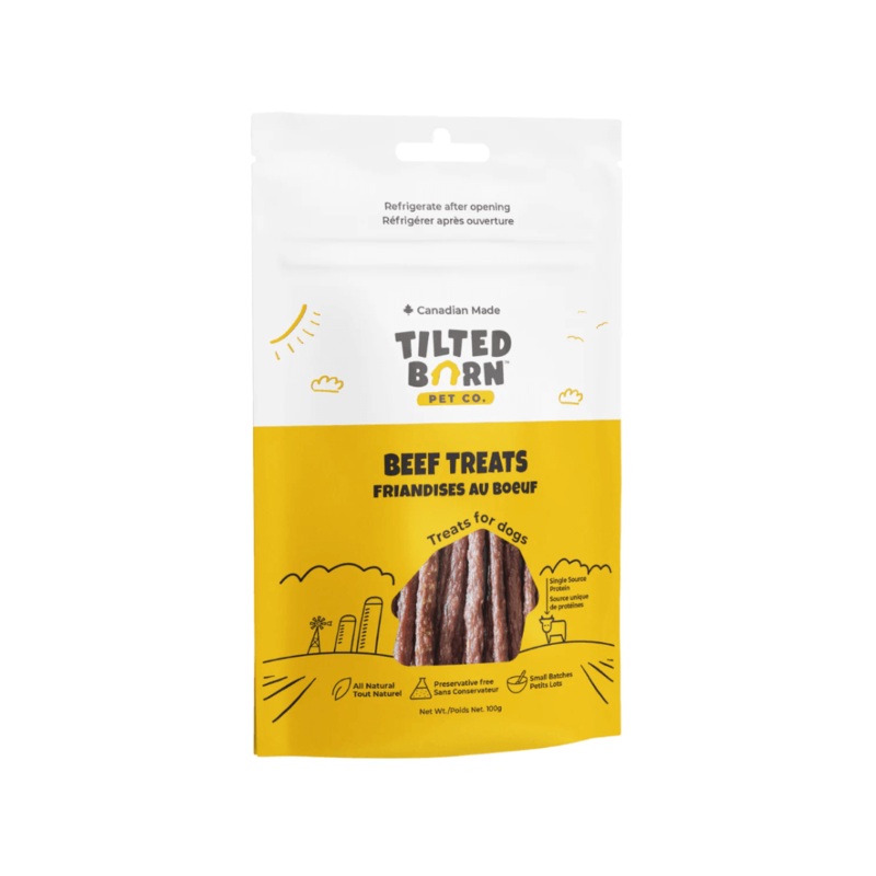 Tilted Barn Dog Treats - Canadian Beef