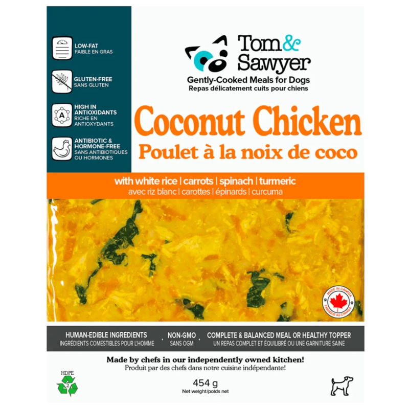 Tom & Sawyer Dog Food - Coconut Chicken