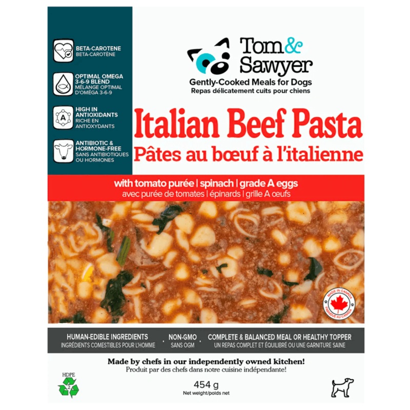 Tom & Sawyer Dog Food - Italian Beef Pasta