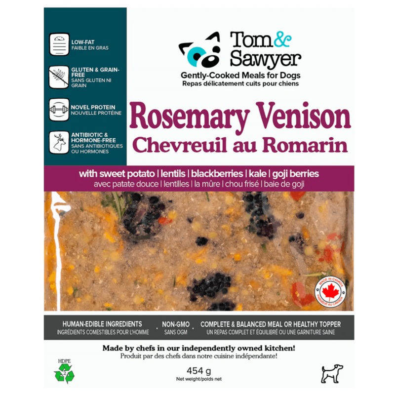 Tom & Sawyer Dog Food - Rosemary Venison