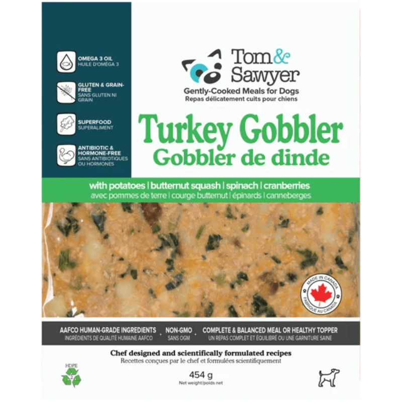 Tom & Sawyer Dog Food - Turkey Gobbler